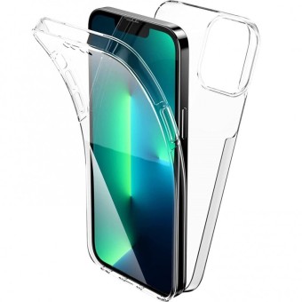 Husa de protectie Flippy 360 grade, PC+TPU+Folie policarbonat, pentru Samsung Galaxy A13 5G , Transparent