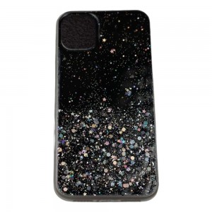 Husa de protectie pentru de protectie pentru Apple iPhone SE 2020 Luxury Glitter Stelute Negru