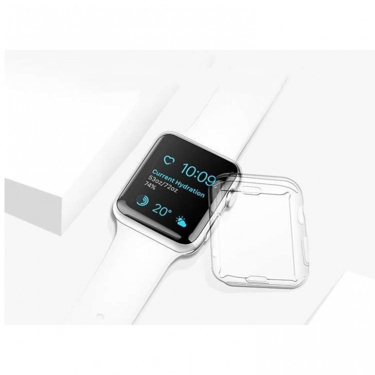 Husa Apple Watch Series 4/5 44 mm Full Tpu 360 Transparent