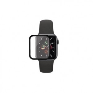 Folie Sticla Apple Watch Series 4/5 44 mm adeziv pe margine Negru
