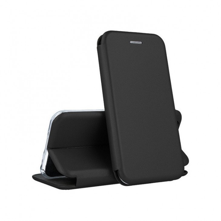 Husa de protectie Flippy compatibila cu Apple iPhone 12 Mini Magnet Book Case Negru