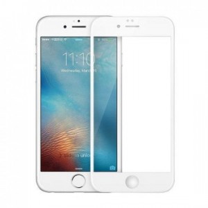 Folie Sticla Apple iPhone 6/6S Full Face Alb