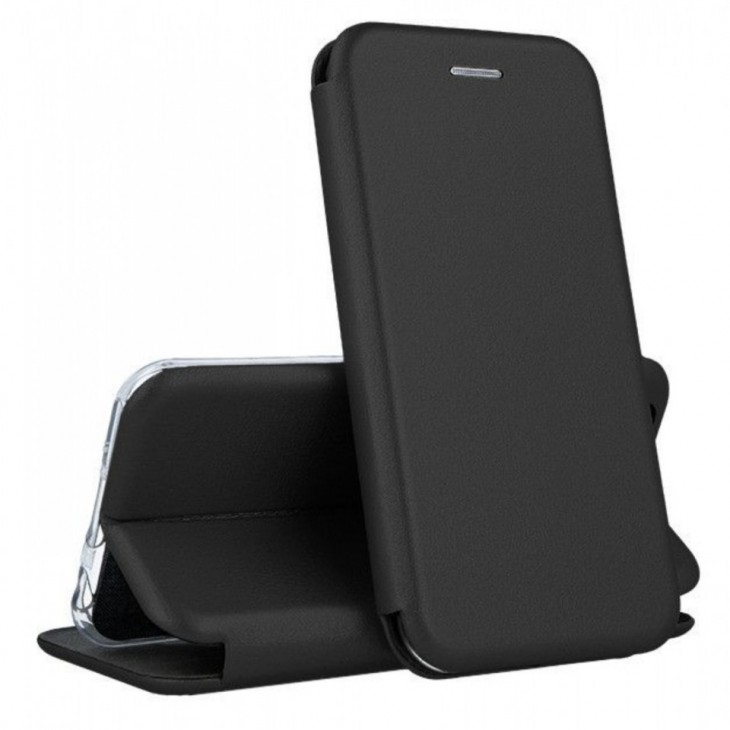 Husa de protectie Flippy compatibila cu Apple iPhone 12 Mini Magnet Book Case Negru