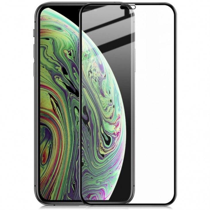 Folie Sticla Flippy® compatibila cu Apple iPhone X/XS 111D Negru