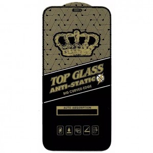 Folie Sticla securizata electrostatica Flippy pentru Samsung A50, Sticla ESD, Top Glass, Anti-static, Negru