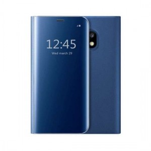 Husa Huawei P Smart 2020 Flip Cover Oglinda Albastru