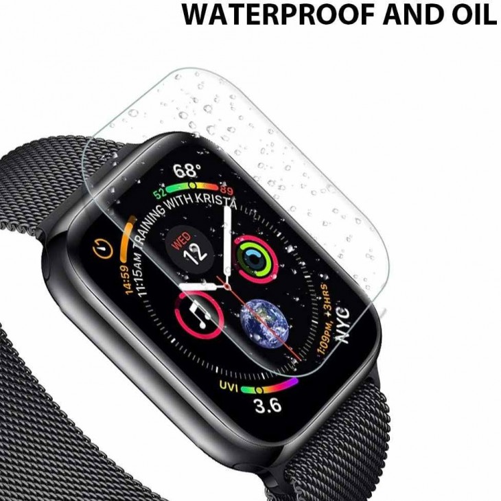Folie Sticla Flippy pentru Apple Watch Series 2/3 38 mm UV Nano Water Transparent