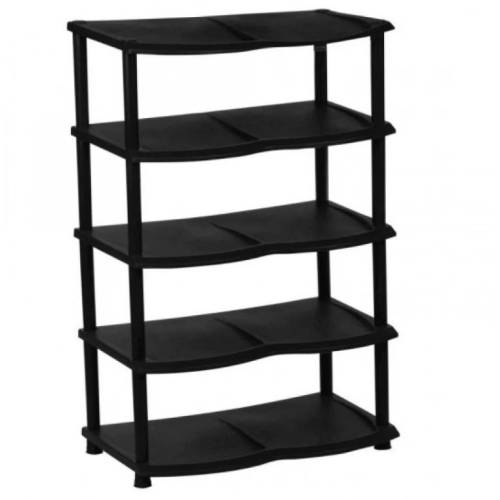 Raft pantofi Ozgen negru si servetele umede cu bicarbonat si otet 3 buc/set Raft pantofi Ozgen negru si servetele umede cu bicarbonat si otet 3 buc/set