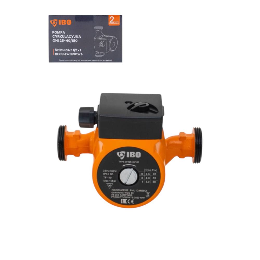 Pompa recirculare centrala 25-40-180. IBO Pompa recirculare centrala 25-40-180. IBO