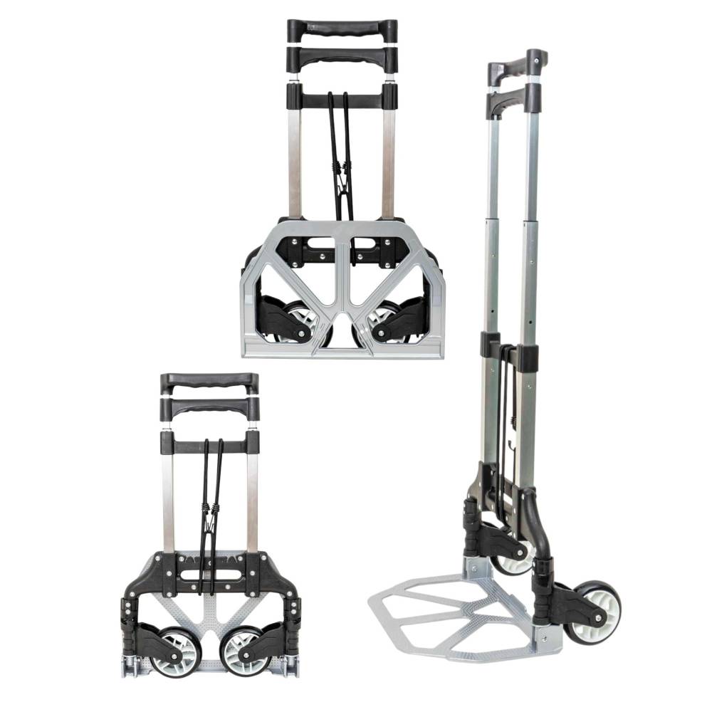 Liza doua roti extensibila inox, 75kg Liza doua roti extensibila inox, 75kg