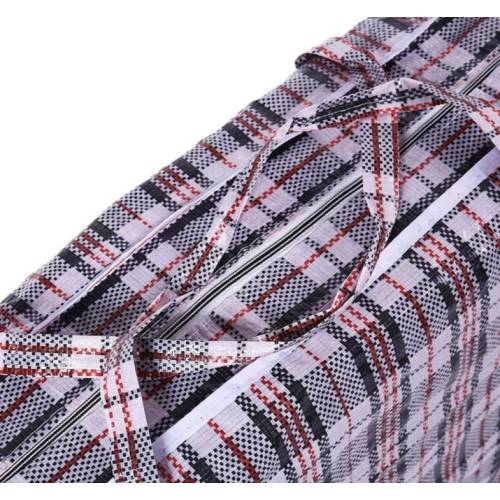 Sacosa rafie cu fermoar medie, 60x60 cm