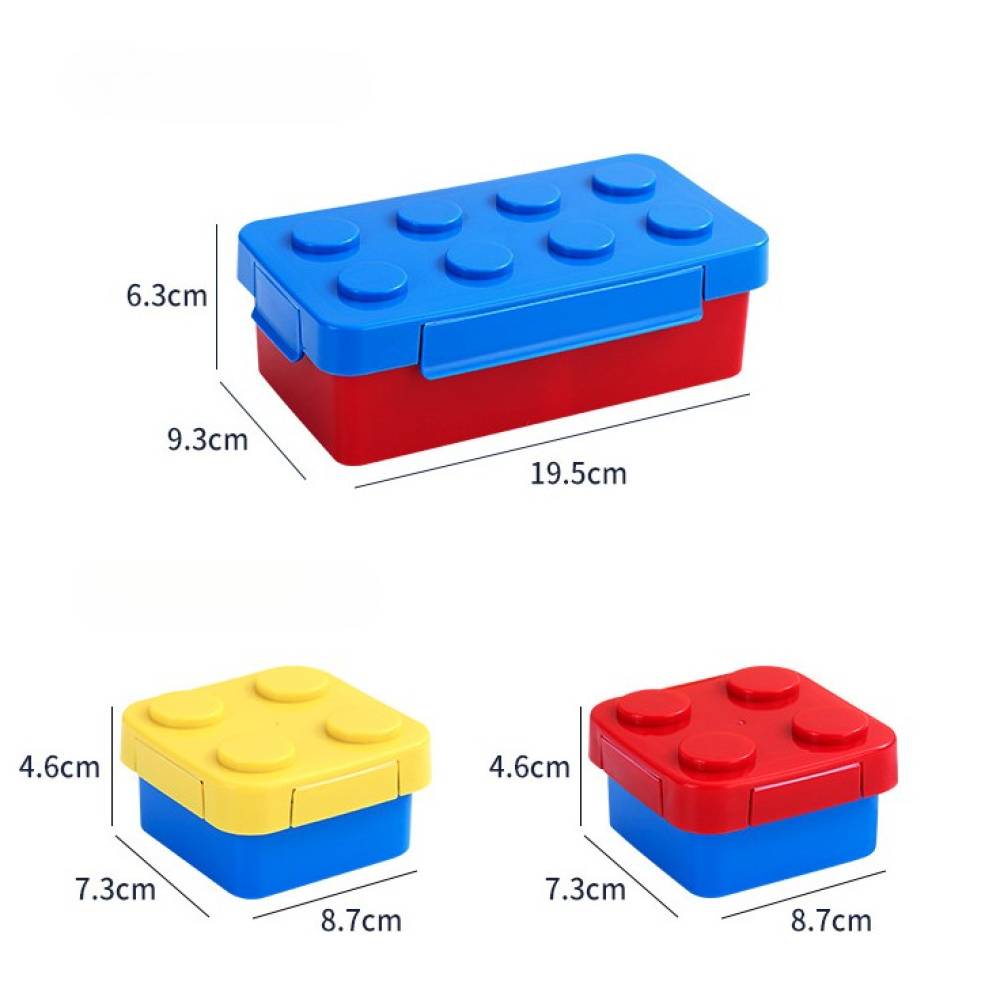 Caserole pentru pranz interactive, plastic, multicolor, 3 buc/ Set Caserole pentru pranz interactive, plastic, multicolor, 3 buc/ Set