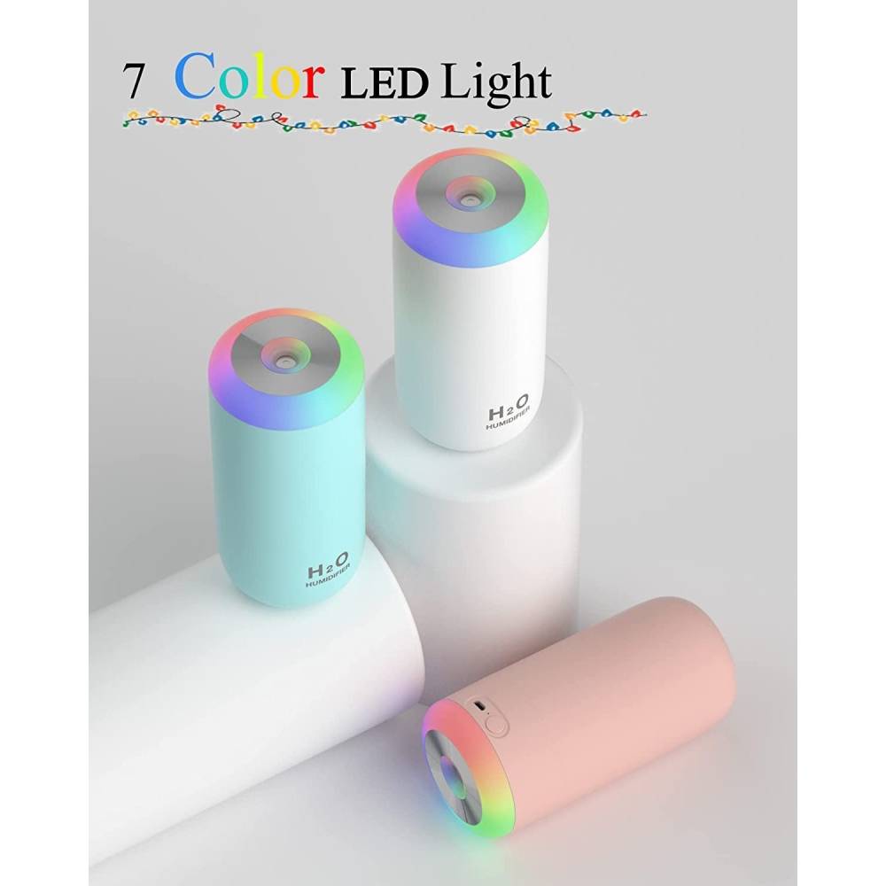 Umidificator H2O cu difuzor de aroma ,diverse culori Umidificator H2O cu difuzor de aroma ,diverse culori