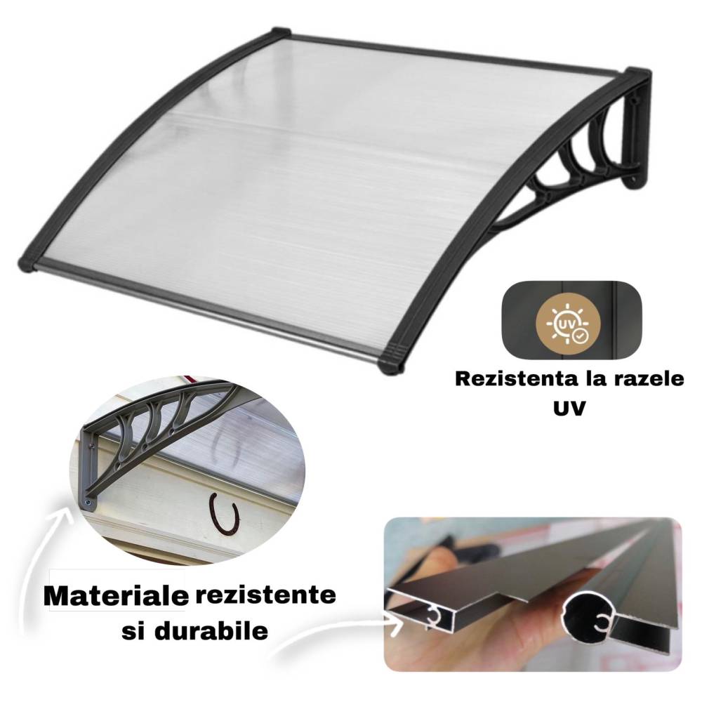 Marchiza usa intrare, balcon (copertina) 100 x 100 cm Marchiza usa intrare, balcon (copertina) 100 x 100 cm