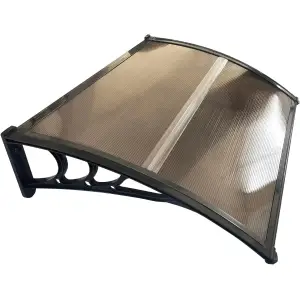 Copertina / Marchiza din policarbonat fumuriu 80x120cm